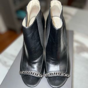 CHANEL CC Lambskin bootie